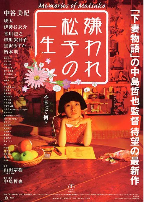 [夸克网盘]日本电影 剧情 / 歌舞《被嫌弃的松子的一生》 (2006) 主演: 中谷美纪 / 永山瑛太 / 香川照之 / 市川实日子 / 伊势谷友介  豆瓣评分8.8-有点盘资源网
