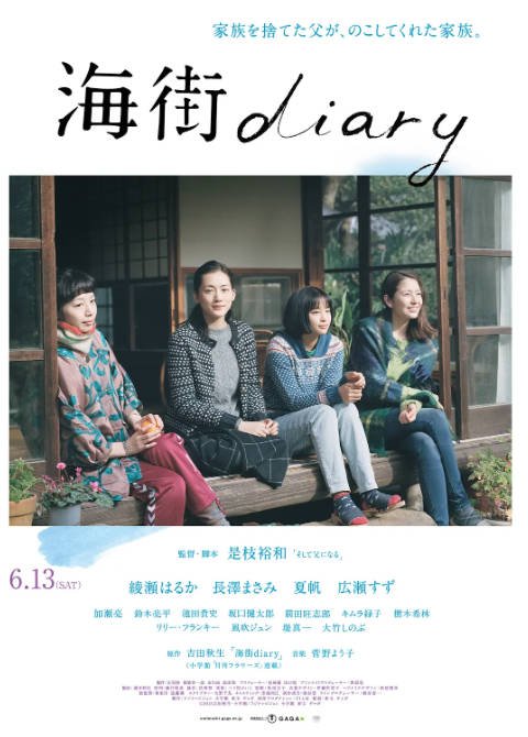 [夸克网盘]日本电影 剧情 / 家庭《海街日记》 (2015) 主演: 绫濑遥 / 长泽雅美 / 夏帆 / 广濑铃 / 大竹忍  豆瓣评分8.8-有点盘资源网